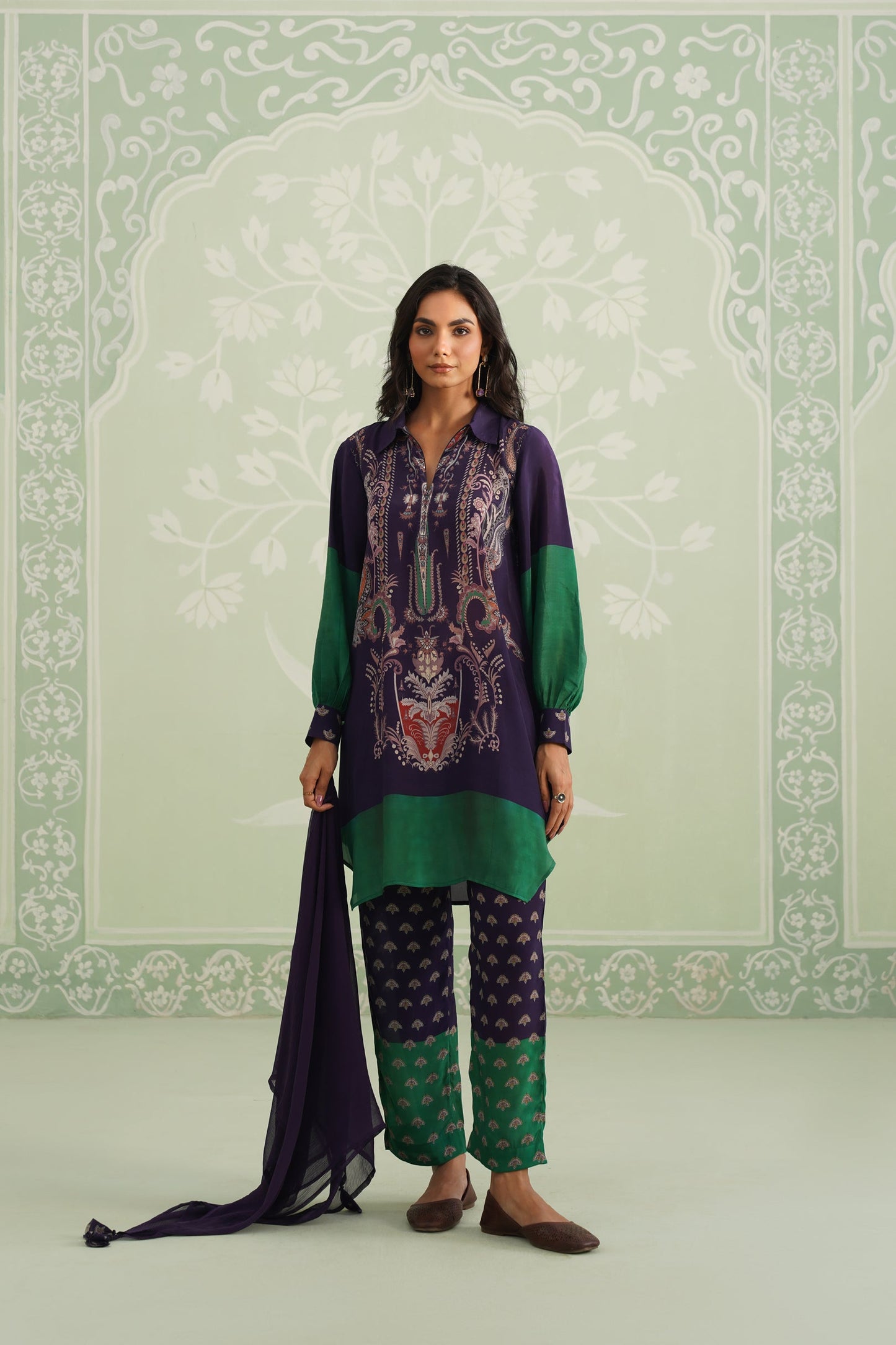Saakshi Crepe Printed Matching Set - Neetika Chopra