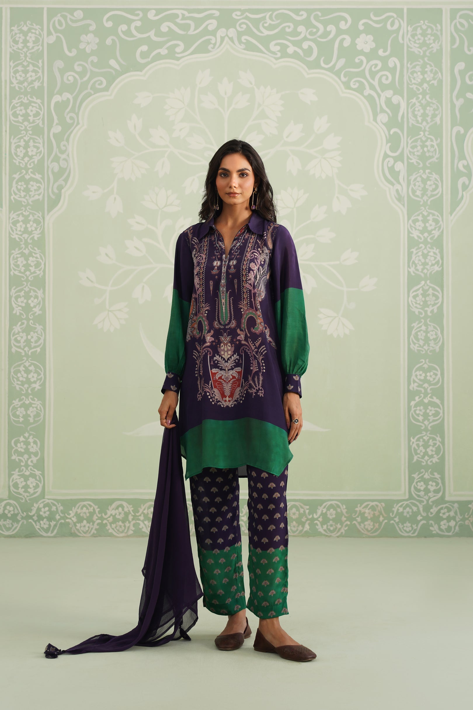 Saakshi Crepe Printed Matching Set - Neetika Chopra