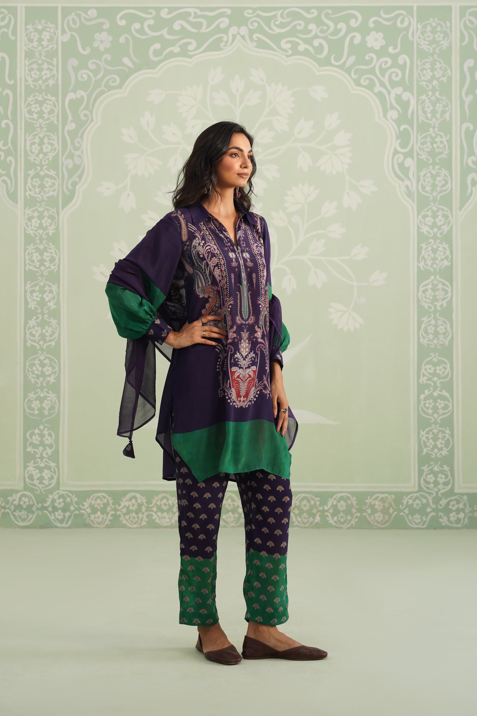 Saakshi Crepe Printed Matching Set - Neetika Chopra