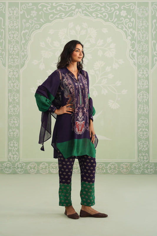 Saakshi Crepe Printed Matching Set - Neetika Chopra