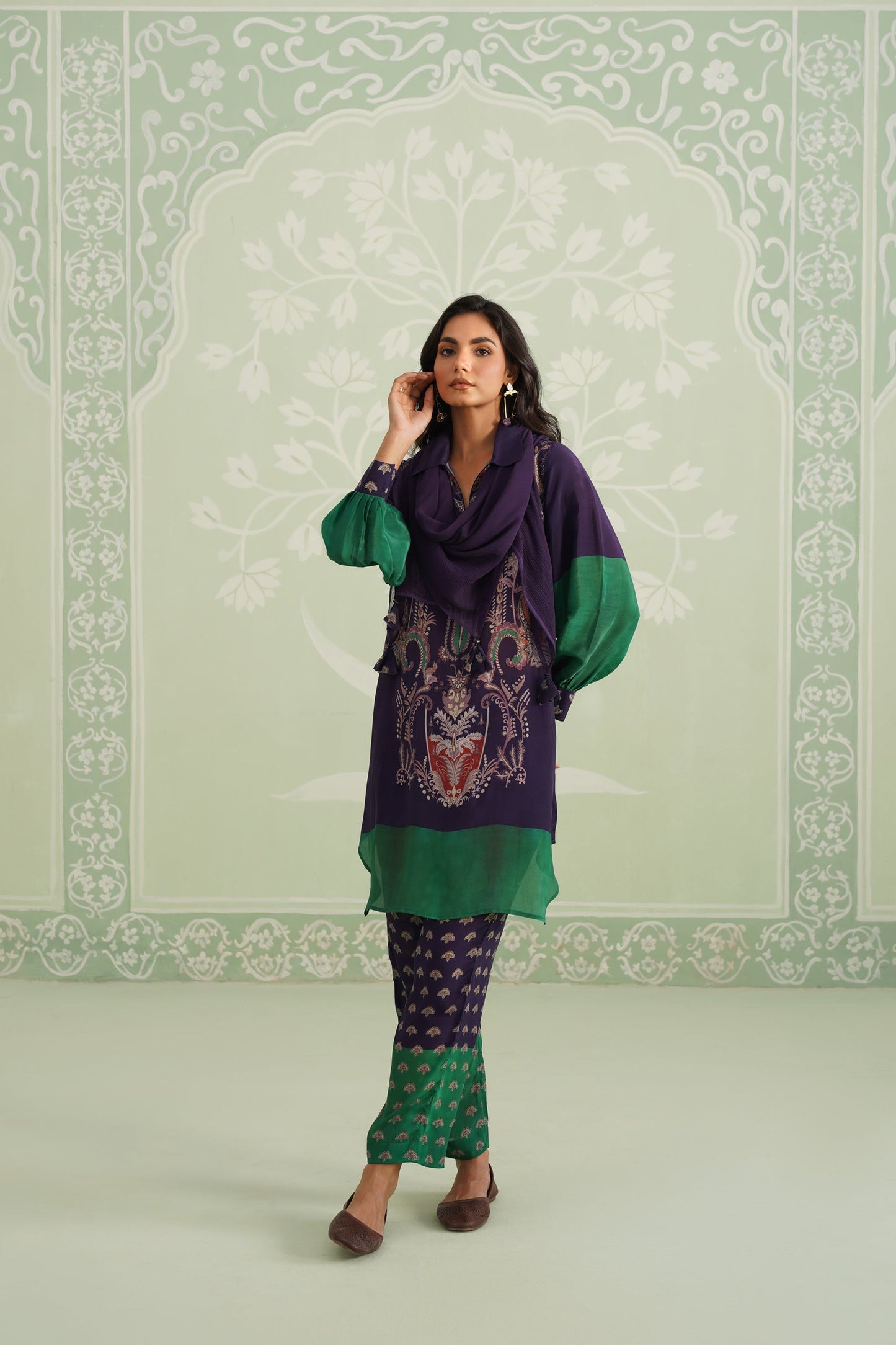 Saakshi Crepe Printed Matching Set - Neetika Chopra