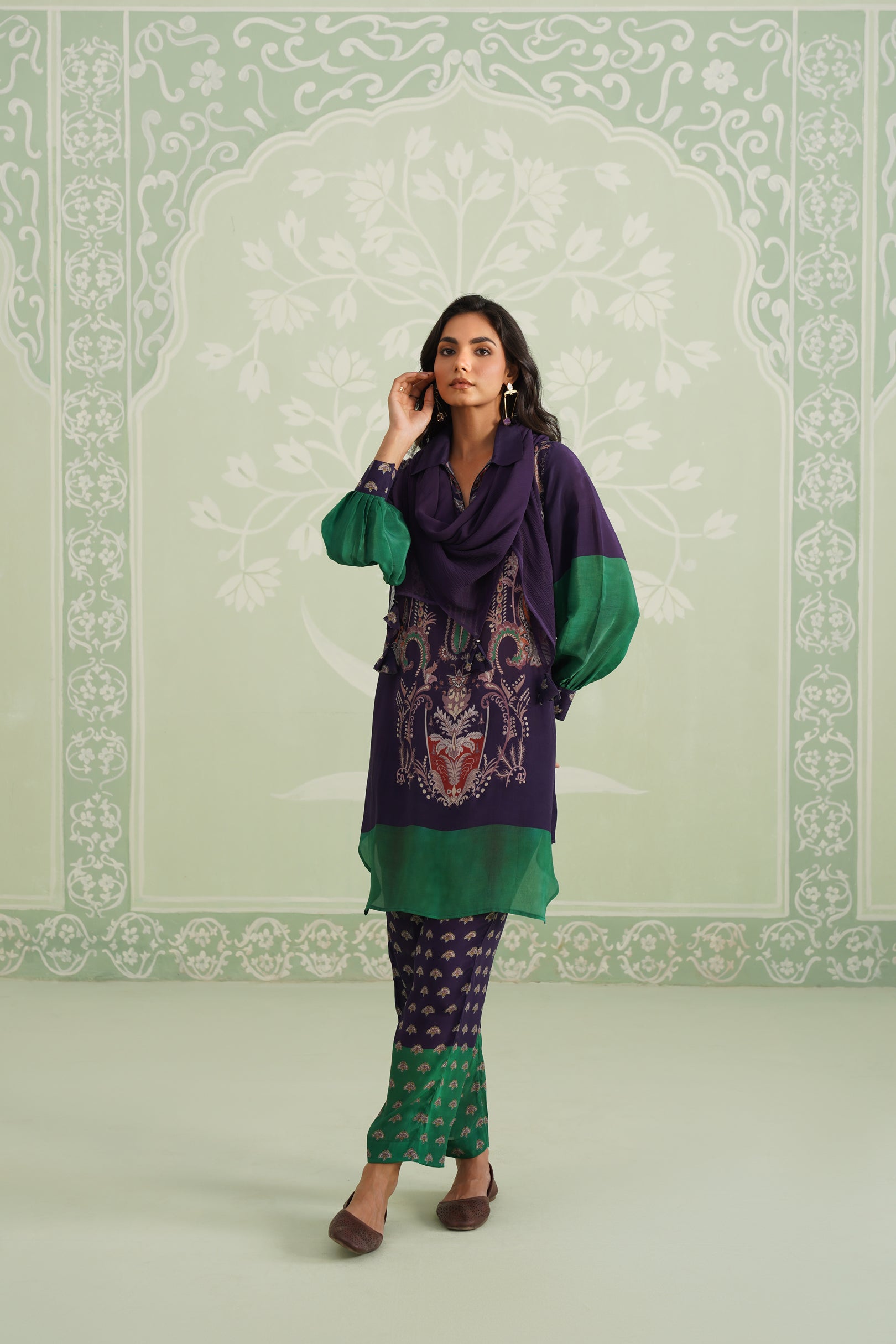 Saakshi Crepe Printed Matching Set - Neetika Chopra