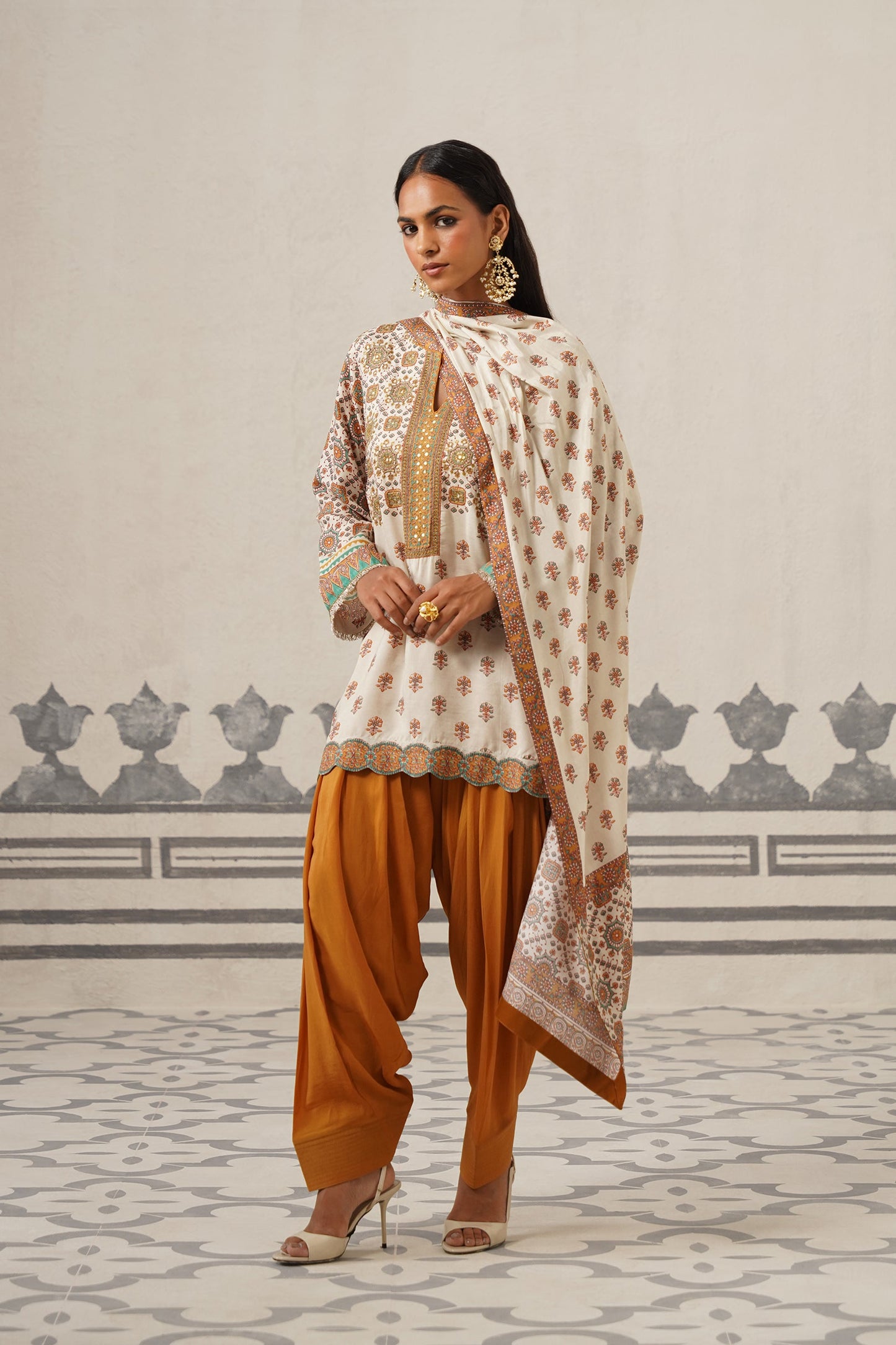 Maham Muslin Hand Embroidered Suit Set