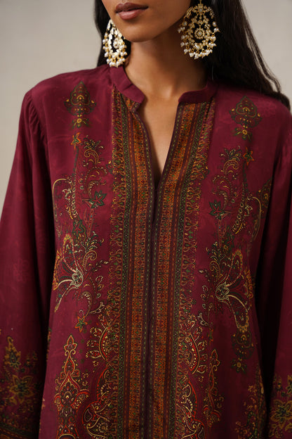 Kiti Crepe Printed Suit Set