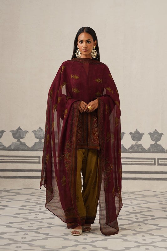 Kiti Crepe Printed Suit Set
