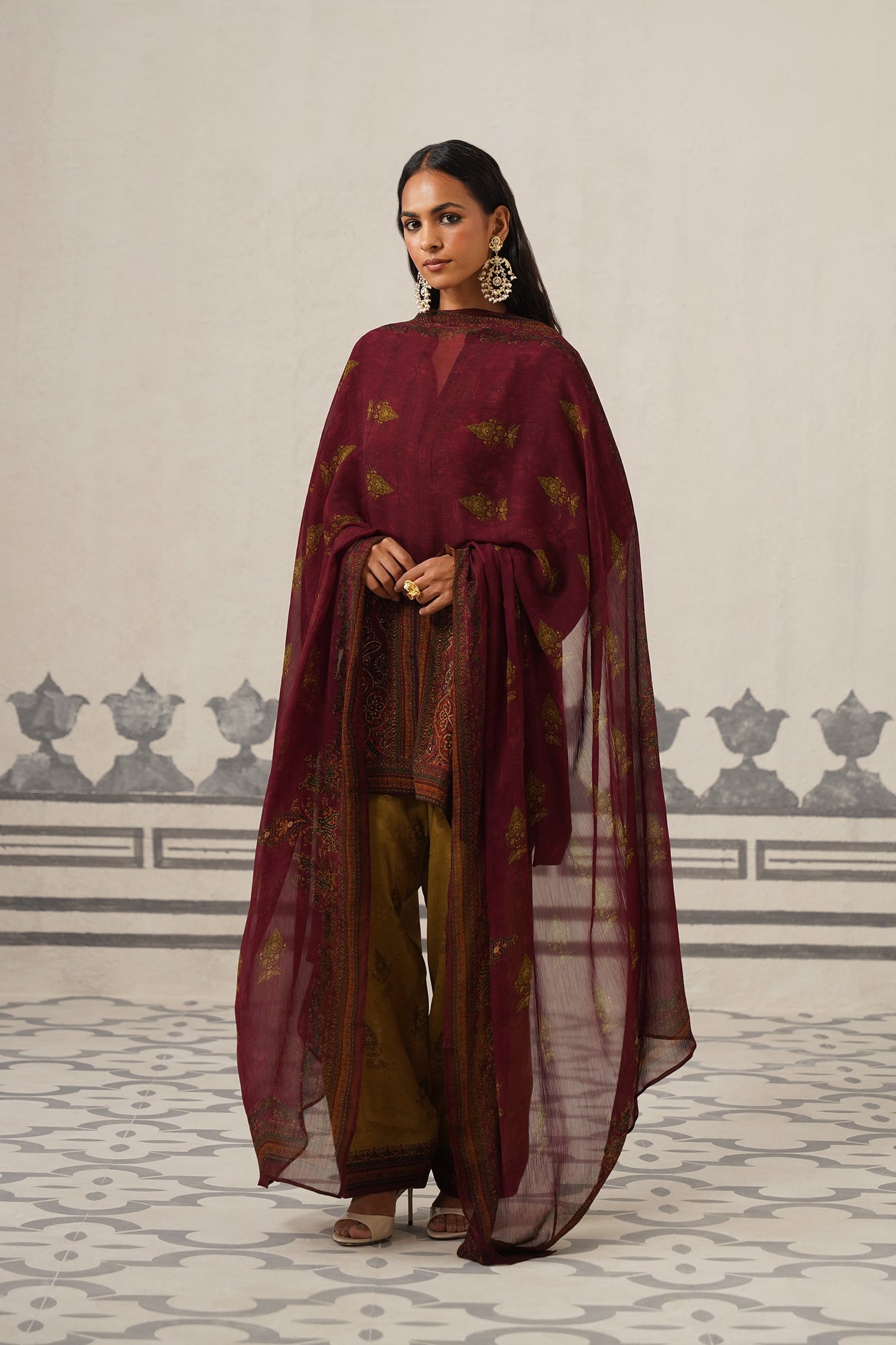 Kiti Crepe Printed Suit Set