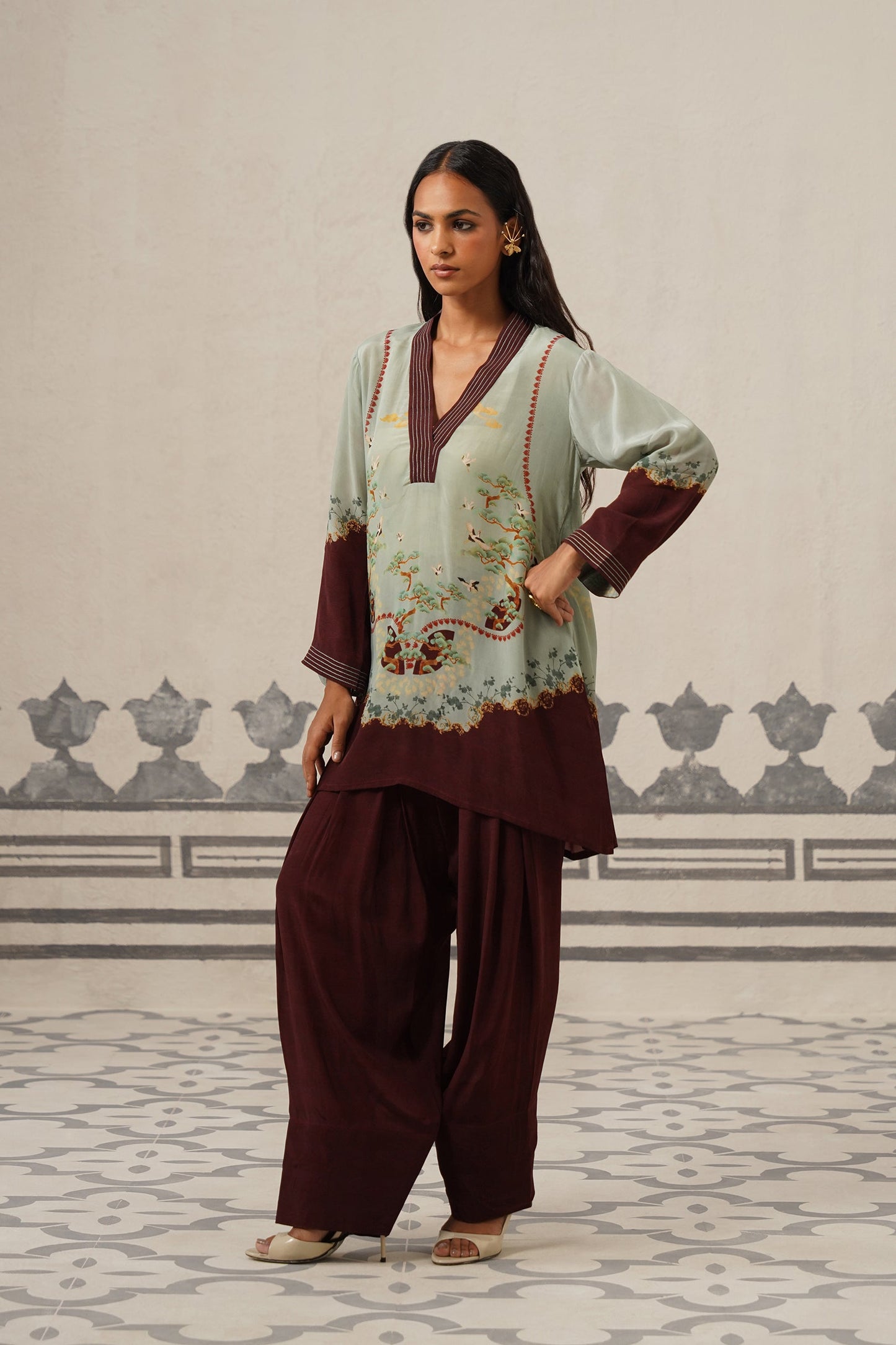 Eesha Crepe Printed Matching Set