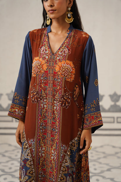 Veera Crepe Hand Embroidered Suit Set