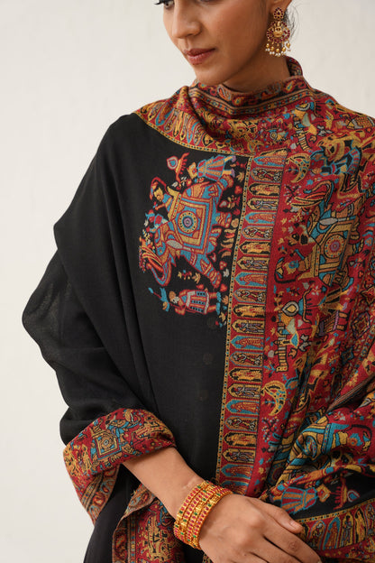 Siya Kaani Woollen Shawl - Neetika Chopra
