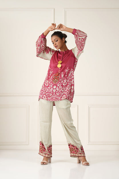 Amaya Satin Co-ord Set - Neetika Chopra