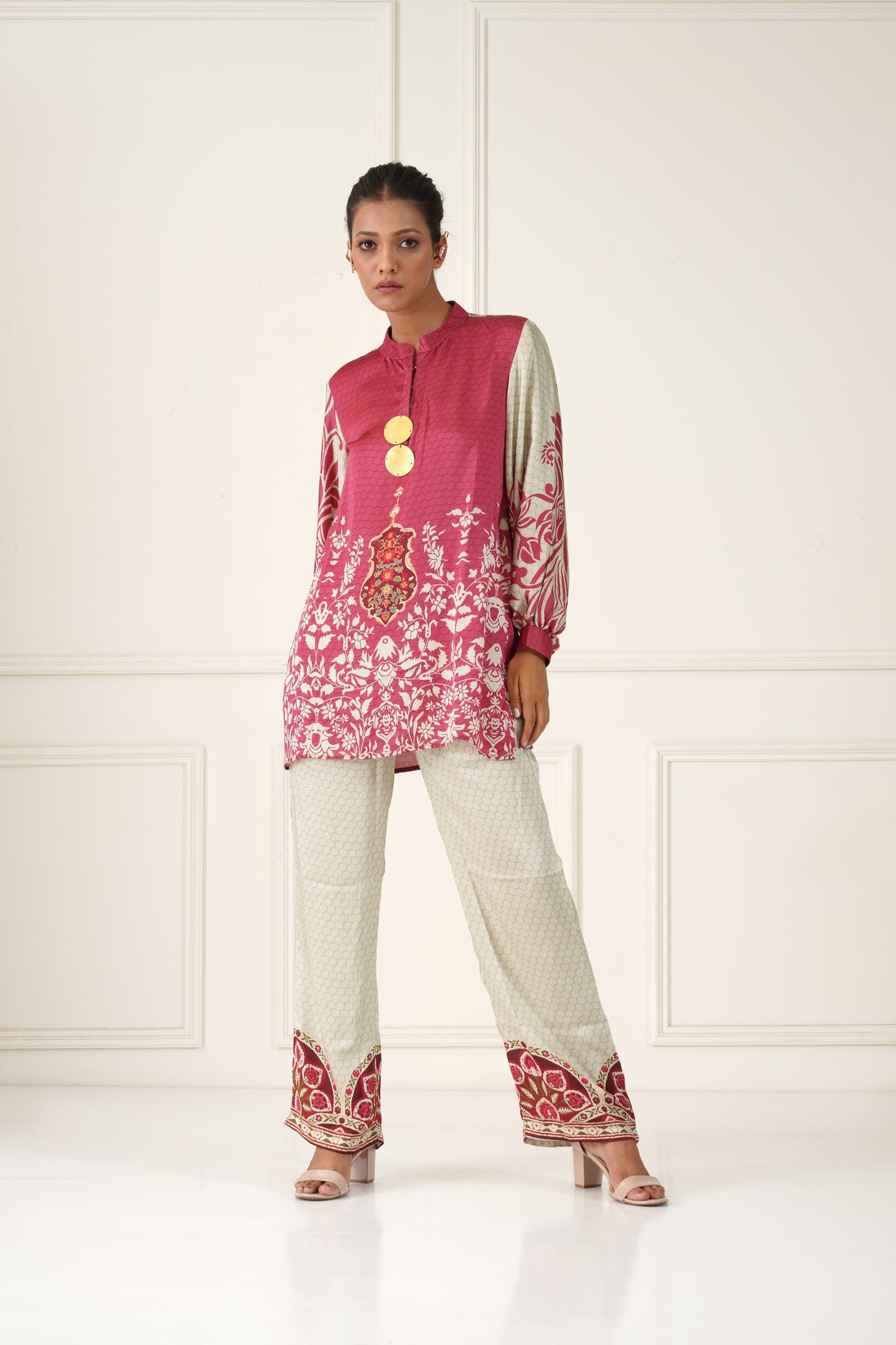Amaya Satin Co-ord Set - Neetika Chopra