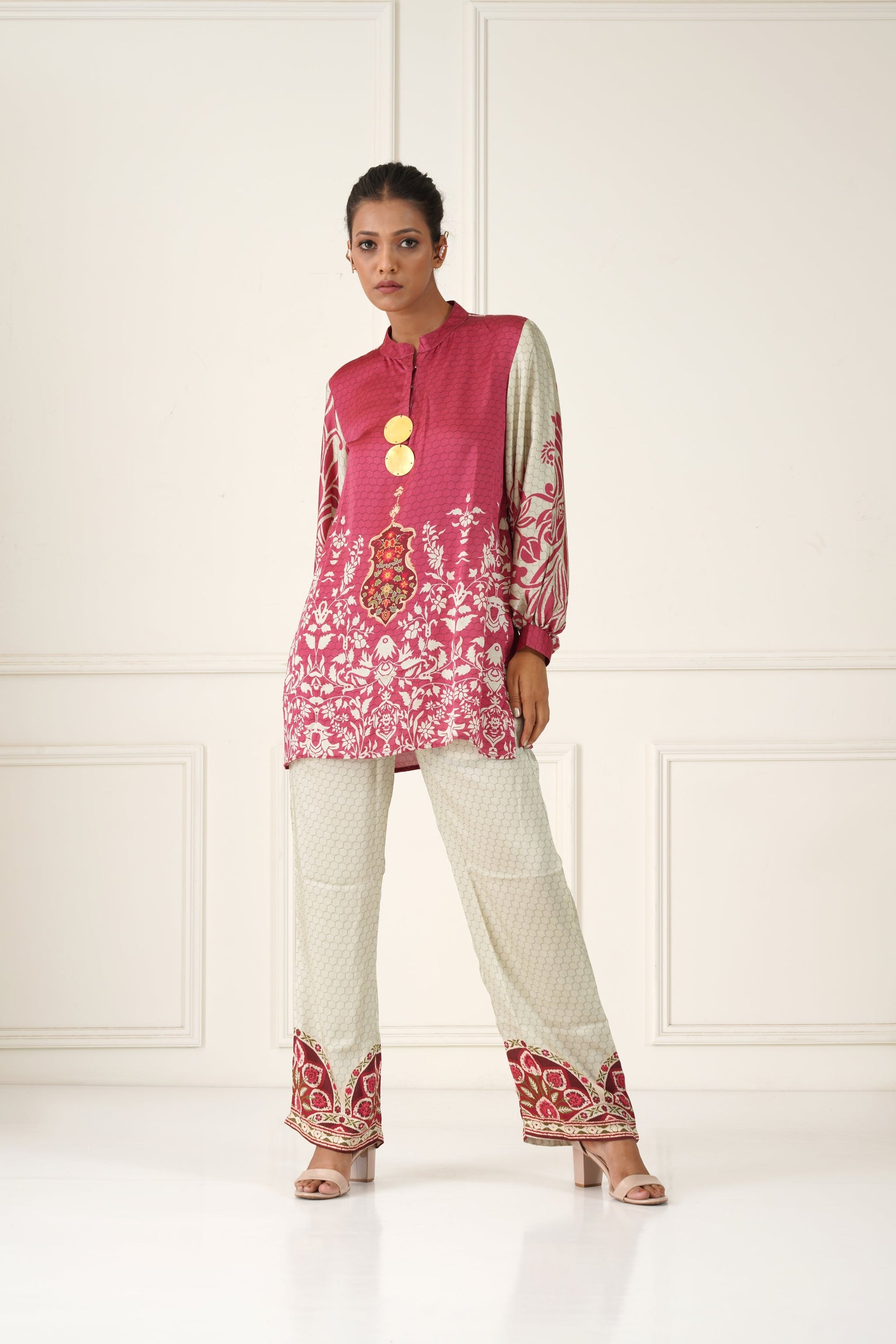 Amaya Satin Co-ord Set - Neetika Chopra