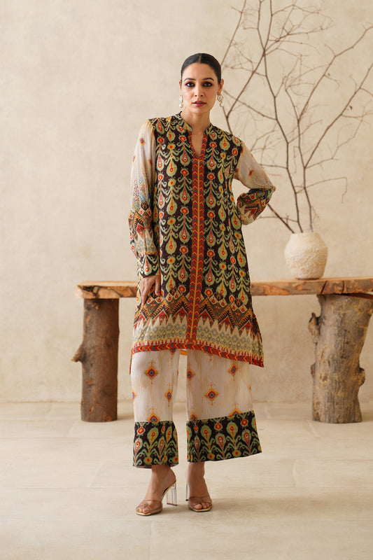 Azira Crepe Printed Matching Set - Neetika Chopra