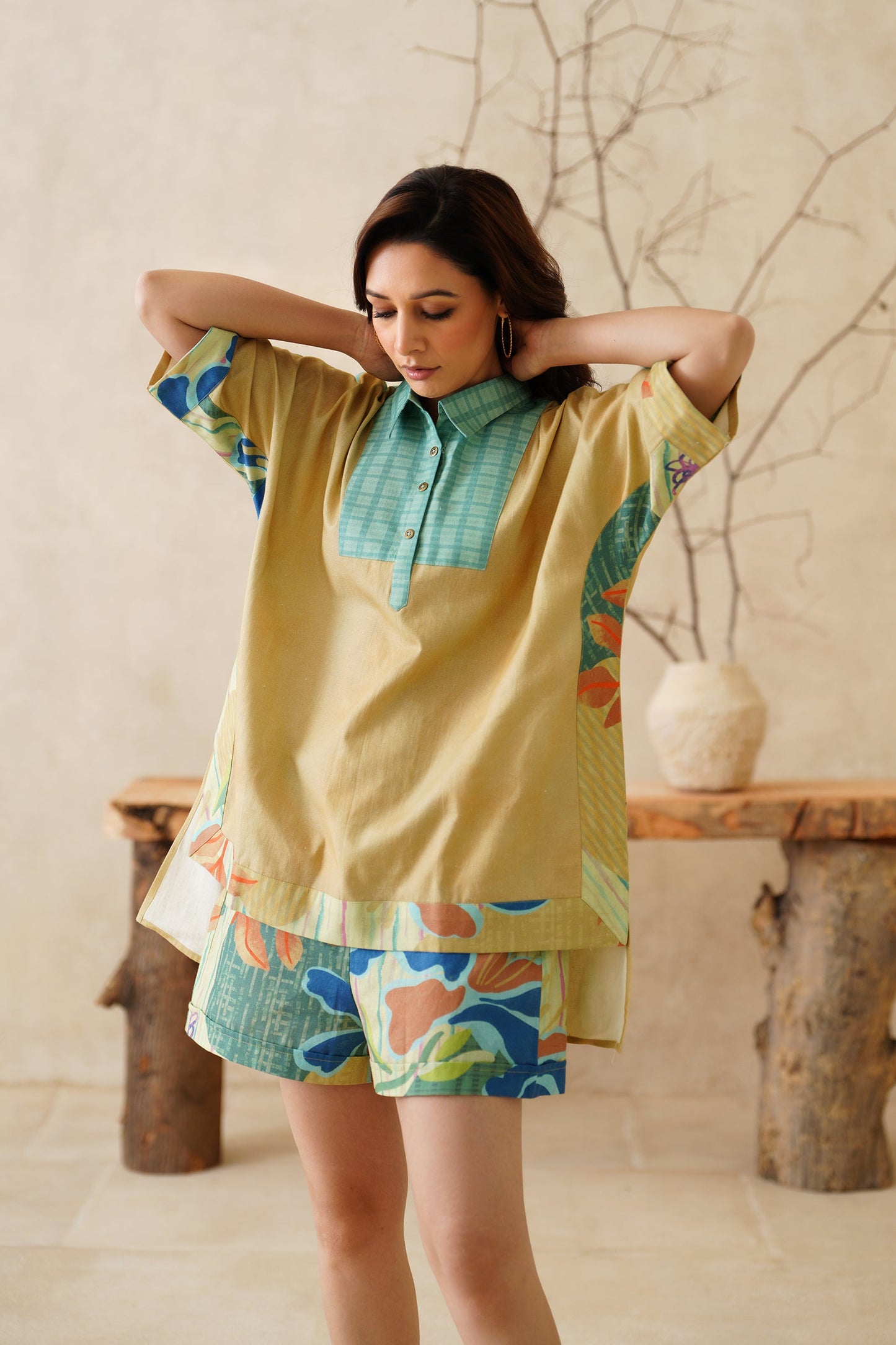 Bliss Flex Cotton Matching Set - Neetika Chopra