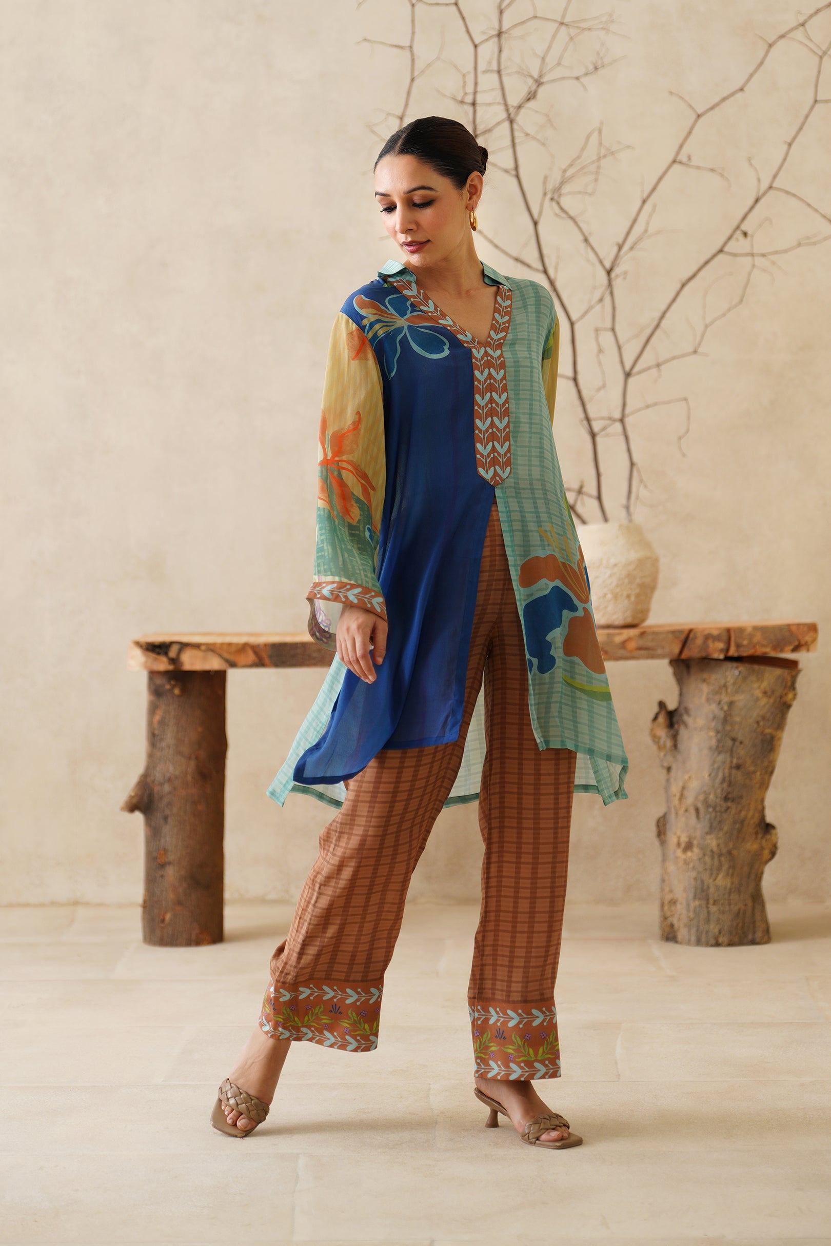 Elaya Crepe Printed Matching Set - Neetika Chopra