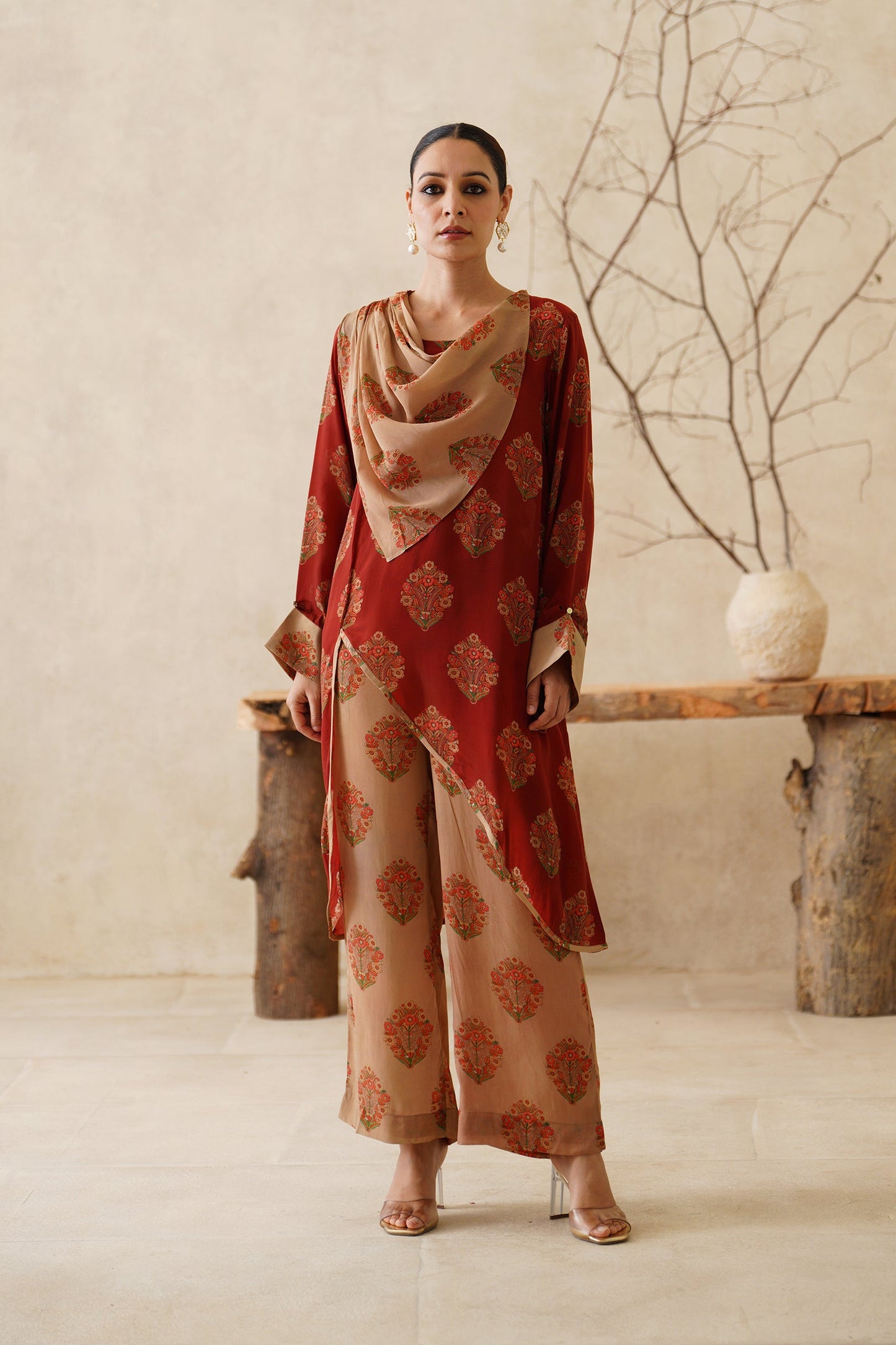 Eshaal Crepe Printed Matching Set - Neetika Chopra