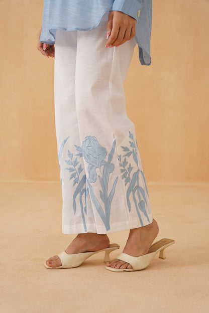 Farozaan Linen Crepe Matching Set - Neetika Chopra