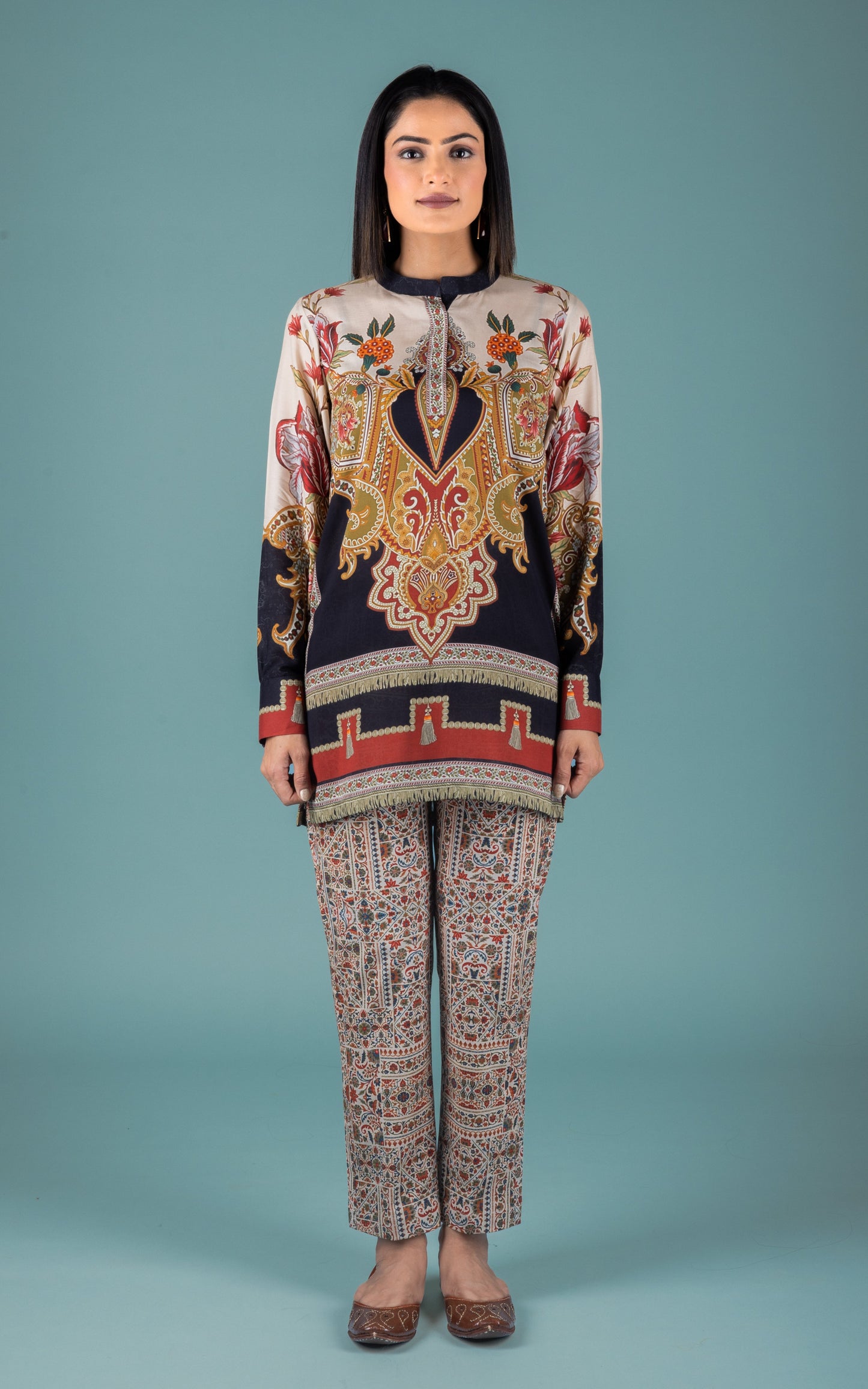 Gohar Butter Silk Co-ord Set - Neetika Chopra