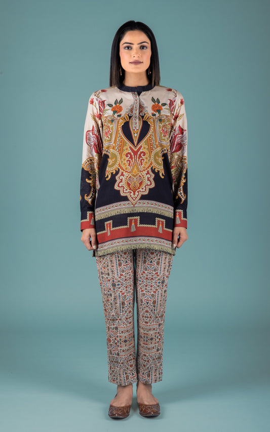 Gohar Butter Silk Co-ord Set - Neetika Chopra