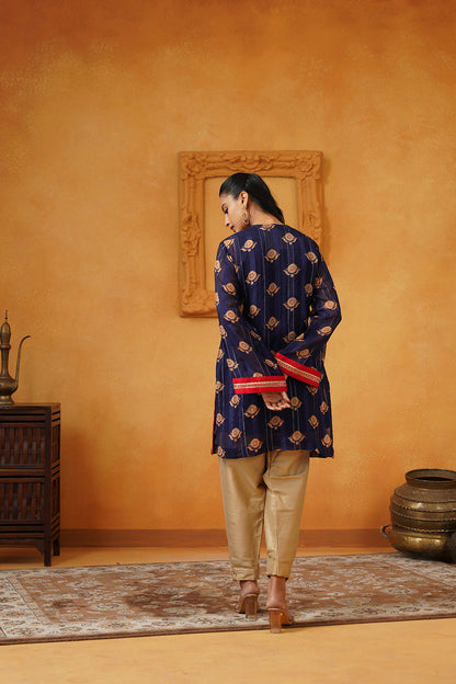Heena Hand Embroidered Crepe Matching Set - Neetika Chopra