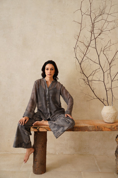 Leher Mul Chanderi Printed Matching Set - Neetika Chopra