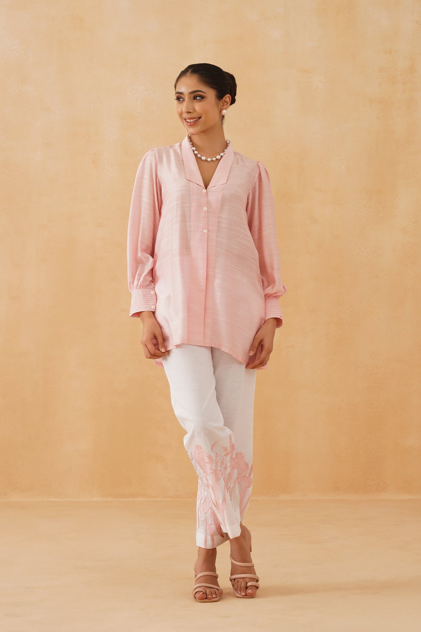 Lily Linen Crepe Matching Set - Neetika Chopra