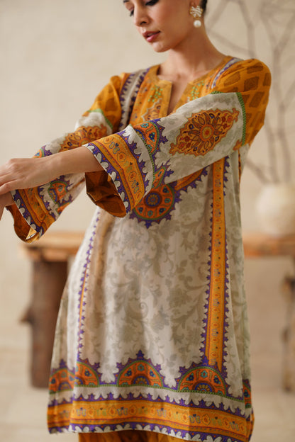 Lumeera Crepe Printed Matching Set - Neetika Chopra