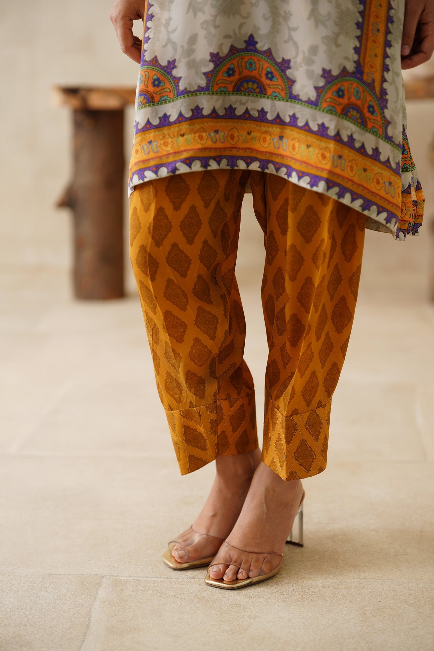 Lumeera Crepe Printed Matching Set - Neetika Chopra