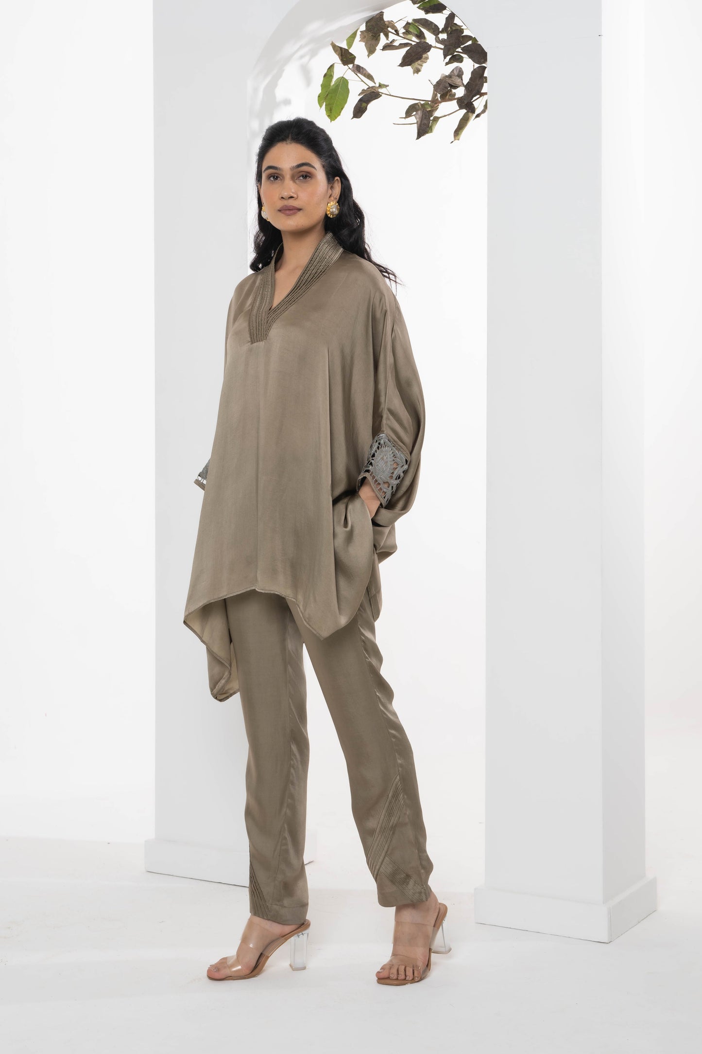 Raavi Satin Co-ord Set - Neetika Chopra