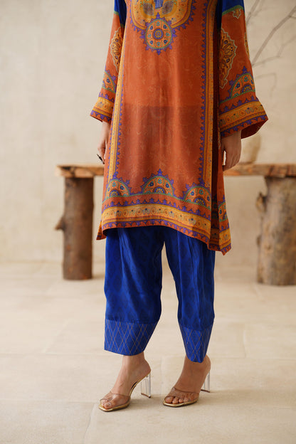 Saanjh Crepe Printed Matching Set - Neetika Chopra