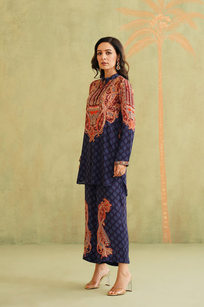 SANA HAND EMBROIDERED CREPE MATCHING SET - Neetika Chopra