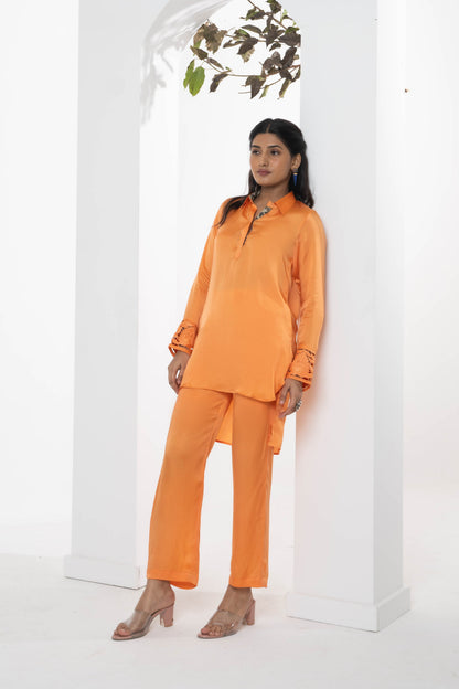 Siya Satin Co-ord Set - Neetika Chopra