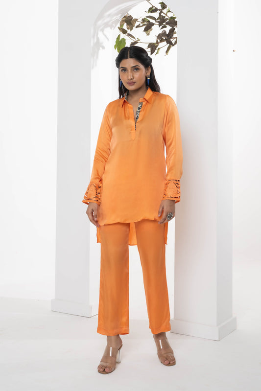 Siya Satin Co-ord Set - Neetika Chopra
