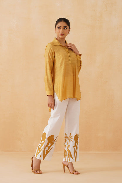 Sunkissed Linen Crepe Matching Set - Neetika Chopra