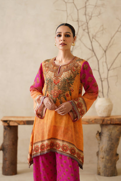 Velina Crepe Printed Matching Set - Neetika Chopra
