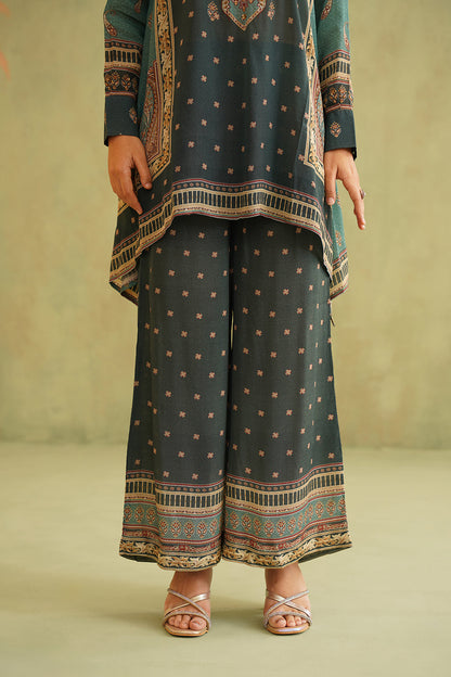 Yasmin Green Embroidered Matching Set - Neetika Chopra