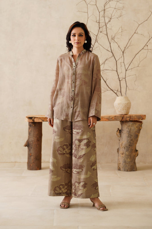 Zehen Mul Chanderi Printed Matching Set - Neetika Chopra