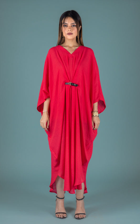Hot Coral Dress - Neetika Chopra