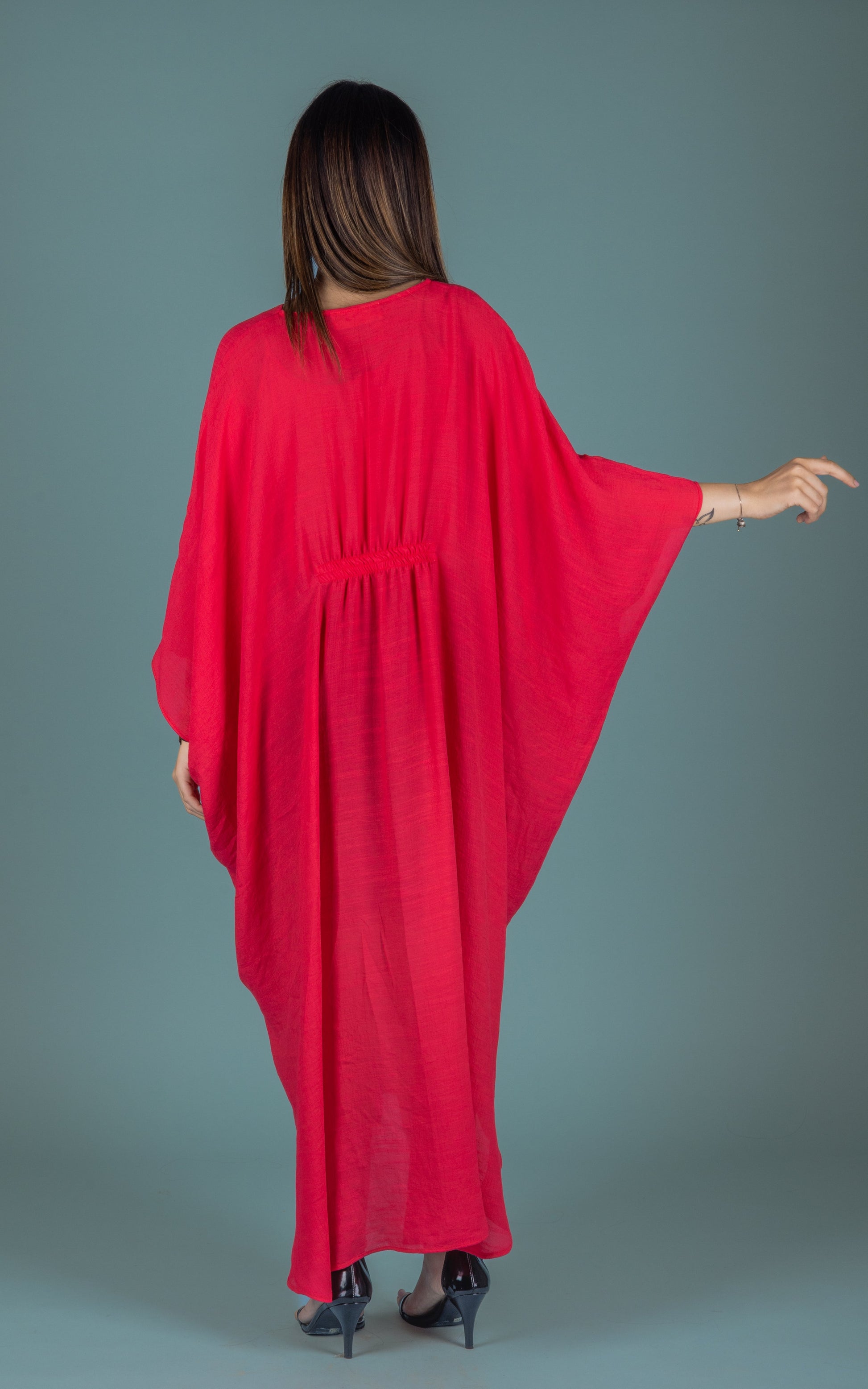 Hot Coral Dress - Neetika Chopra