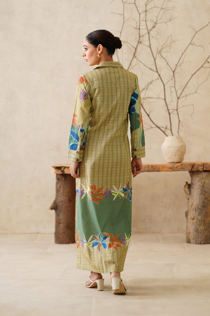 Parizad Cotton Flex Printed Dress - Neetika Chopra
