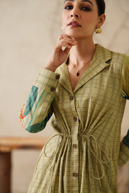 Parizad Cotton Flex Printed Dress - Neetika Chopra