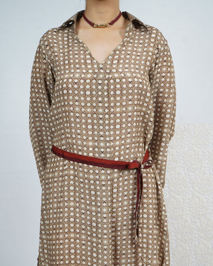 Wicker Crepe Dress - Neetika Chopra