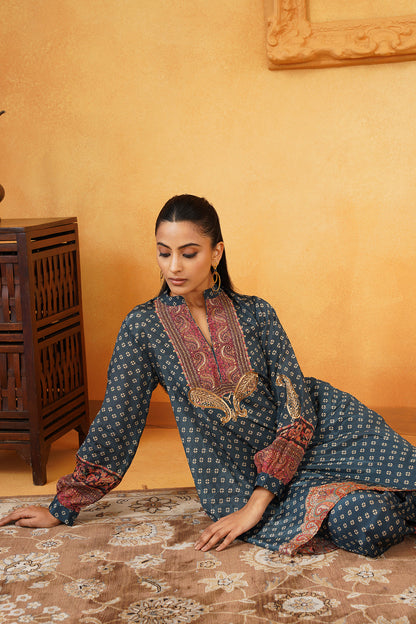 Mohreen Hand Embroidered Matching Set - Neetika Chopra