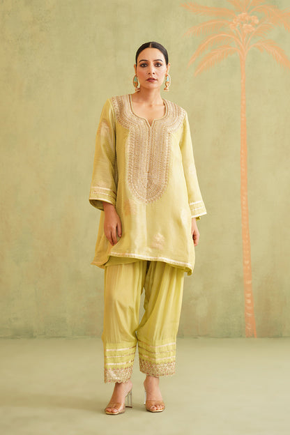 Dilshad Brocade Embroidered Suit Set - Neetika Chopra