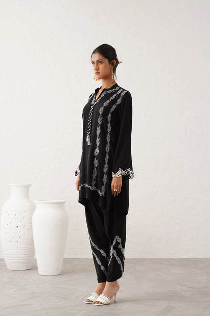 Husna Crepe Matching Set - Neetika Chopra