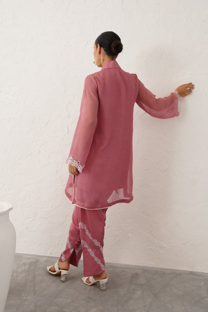 Lina Georgette Satin Matching Set - Neetika Chopra