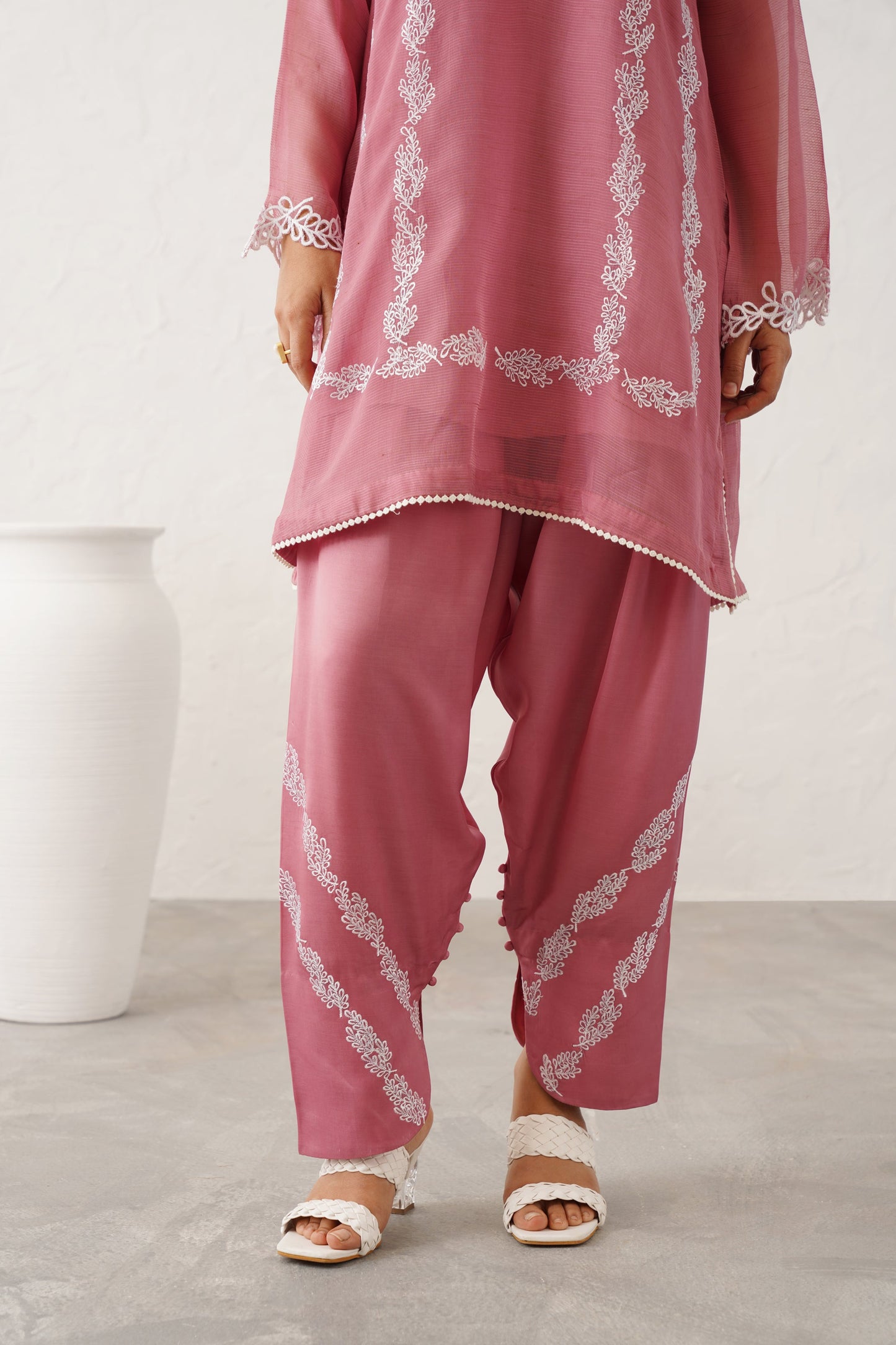 Lina Georgette Satin Matching Set - Neetika Chopra