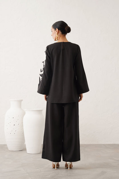 Sehaj Moss Crepe Matching Set - Neetika Chopra